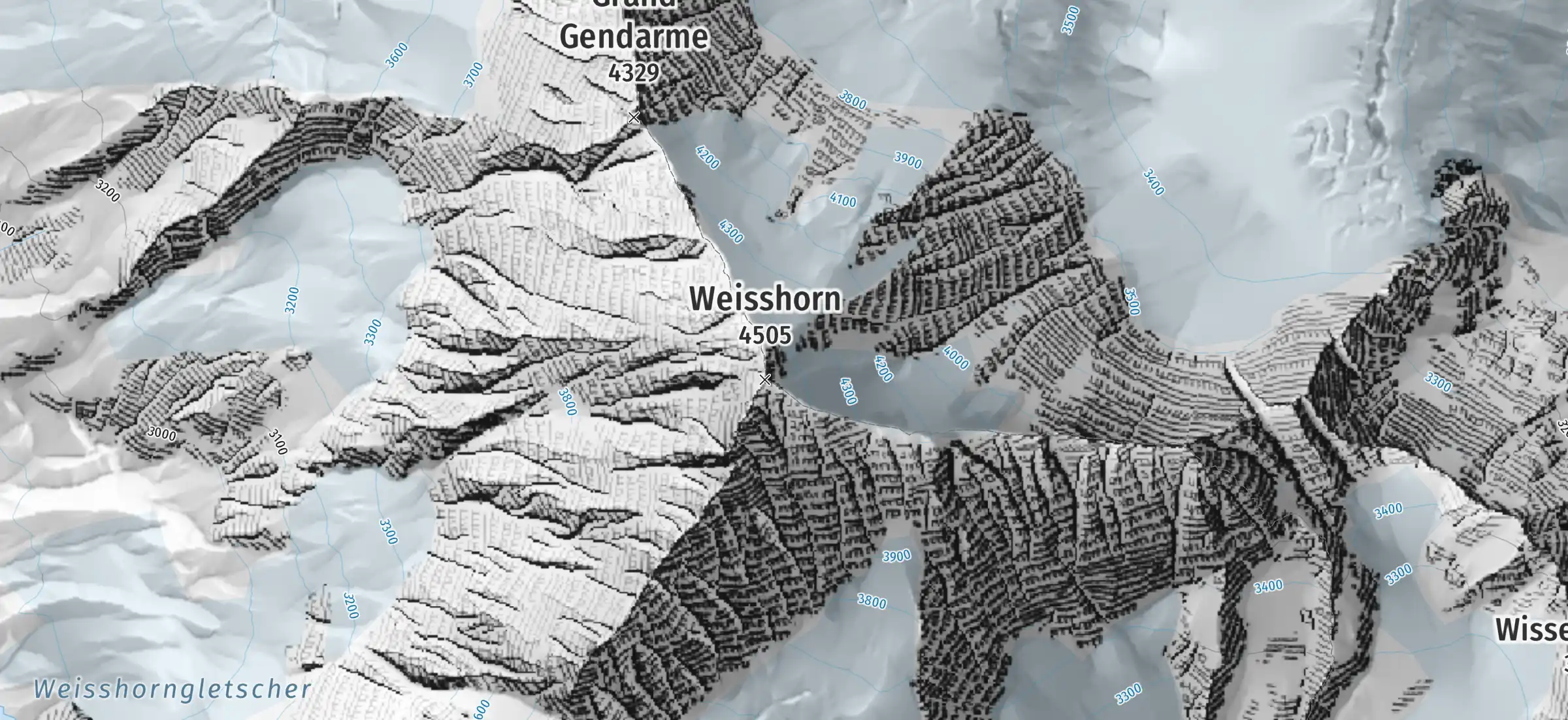 Weisshorn, 4505 m — Walliser Alpen